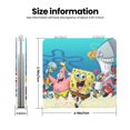 thumbnail image 3 of Pofeuu SpongeBob SquarePants for Portable Pocket Makeup Mirror PU Cover Compact Travel Mirror with Normal and Magnifying Double Sided Glass-Round Shape-Square, 3 of 9