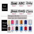 thumbnail image 2 of Personalised Embroidery Lamb Fleece Backpack Embroidered Portable Children Travel Shopping Rucksack Women‘s Shoulder Backpack, 2 of 6