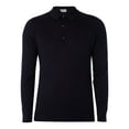 thumbnail image 5 of John Smedley Bradwell Longsleeved Polo Shirt, Blue, 5 of 5