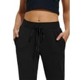 thumbnail image 3 of Jurebecia Women's Casual Loose Wide Leg Cozy Pants Yoga Sweatpants Comfy High Waisted Sports Athletic Lounge Pants with Pockets, 3 of 8