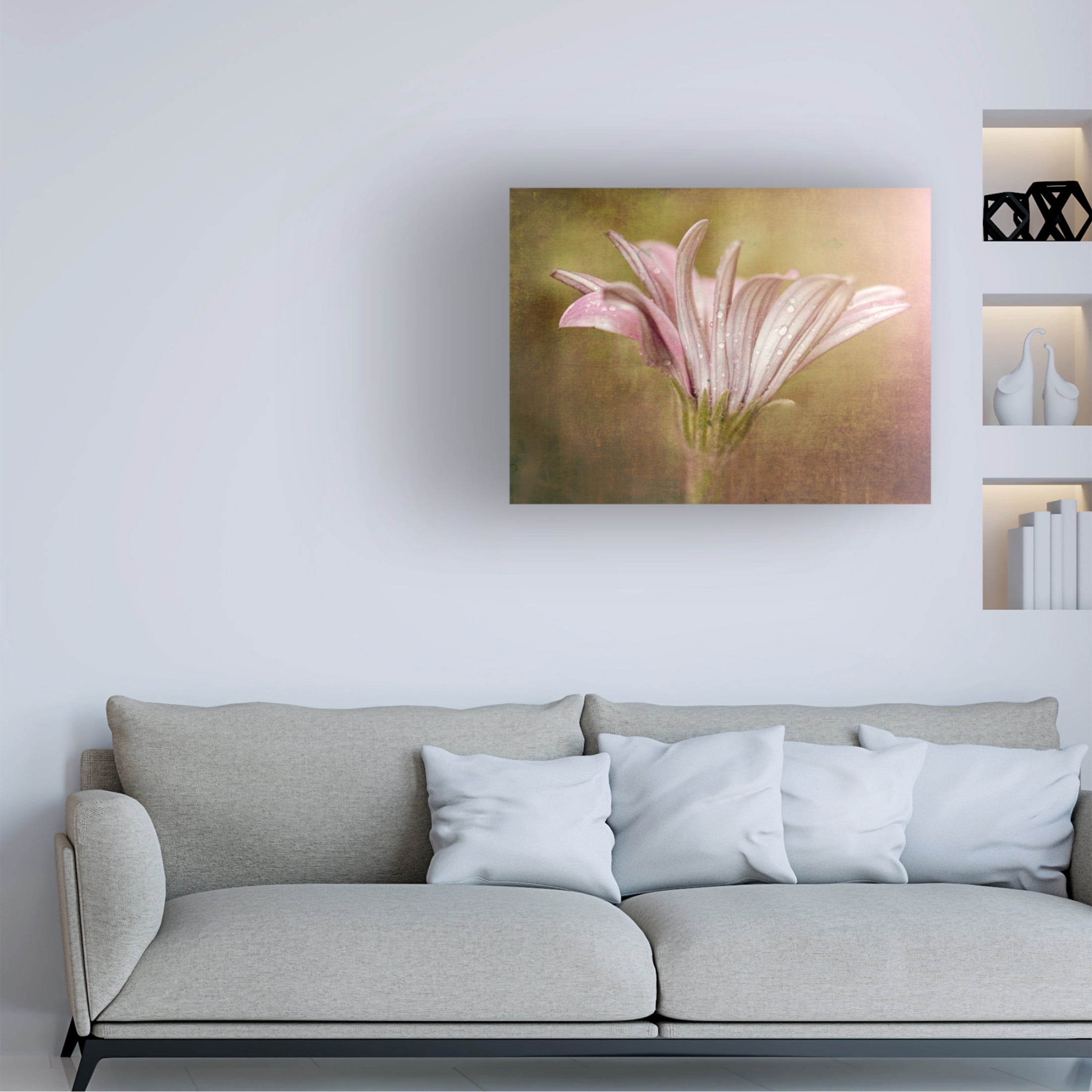 Trademark Fine Art Susan Moss Pretty in Pink Canvas Wall Art