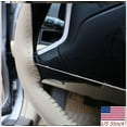 thumbnail image 6 of 38cm/15'' Auto Steering Wheel Cover DIY Leather Anti-Slip Needle Thread, 6 of 12