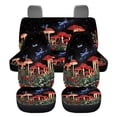 thumbnail image 2 of Qpednta Cute Mushroom Auto Seat Cover Pack of 4, Automotive Interior Decor Trendy Accessories, Car Front Seats and Rear Bench Cove Fashion Auto Interior for Car Sedan Auto Truck SUV, 2 of 7