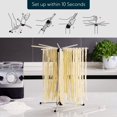 thumbnail image 2 of Estante de secado de pasta KITCHENDAO plegable de acero inoxidable, 2 of 6