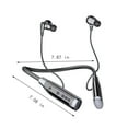 thumbnail image 3 of Xihbxyly Artículos de Clarence Auriculares Deportivos Bluetooth 5.0 para Colgar En Altavoces, Tres Efectos En Sonido, Batería de Gran Capacidad En Efectos de Luz y Pantalla de Batería, 3 of 7