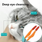 Twinkseal Pet Tear Stain Remover 2-pack Pet Eye Combs Soft Flexible Tear Stain Removers for Dogs Cats Reusable Pet Grooming Accessories Tear Stain Brush