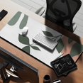 thumbnail image 2 of Long Mouse Pads for Desk,Brown Boho Plant Pattern Desk Mats on Top Of Desks, Desk Mouse Pad Extra Large with 3mm Non-Slip Base and Stitched Edge for Gaming,Office,Work,Home 35.4"x15.7", 2 of 6