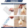 thumbnail image 4 of Disposable Duck Feet Covers with Blue Bandage for Pet Ducks - Large Size, 4 of 6