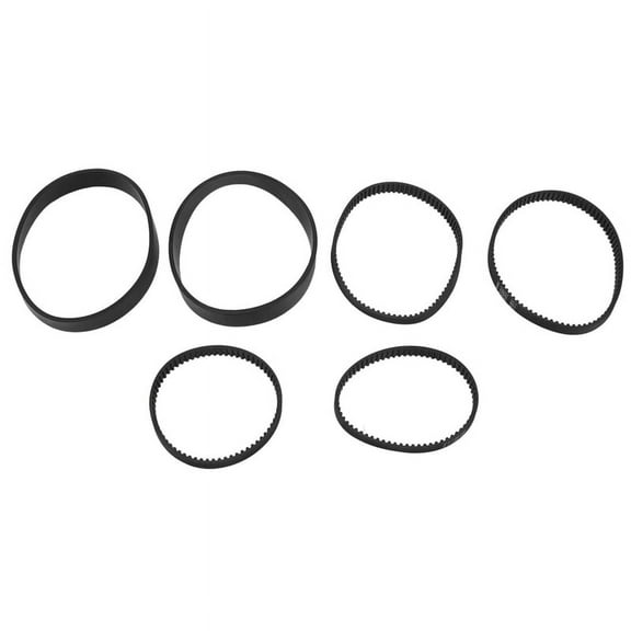 WQNZMADO 6PCS Replacement Vacuum Belt Set for Bissell ProHeat 2X Revolution Pet Pro Cleaner Models 1986,1964,2007,2007P