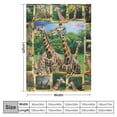 thumbnail image 4 of Orinice  Cute Giraffe Blanket Animal Giraffe Gifts Super Soft Giraffe Fleece Throw Blanket for Women Girls Lightweight Warm Flannel Blanket for Couch Bed Sofa Birthday Valentines Day Gifts  50x60in, 4 of 6