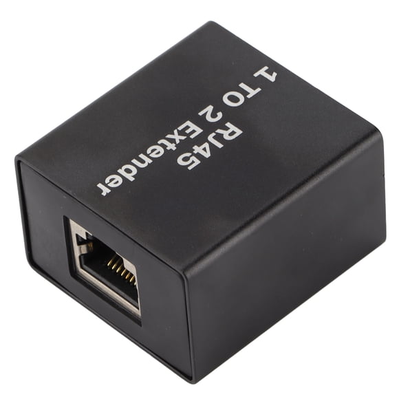 Divisor Ethernet multiusos adaptador de conector de rojo rj45 divisor extensor de enchufe ethernet, función estable, alta seguridad,