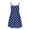 Blue, variant on Odeerbi Toddler Kids Girls Independence Day A-Line Slip Dress Summer Patriotic Star Stripe Casual Strap Dress
