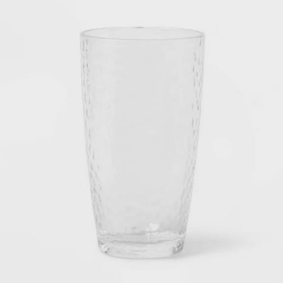 18oz Tritan Plastic Tall Textured Tumbler - Threshold: Reusable Drinking Glass, Dishwasher-Safe, Cold Beverages