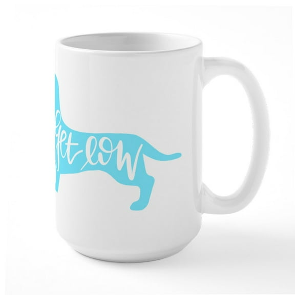 CafePress - Get Low - 15 oz Ceramic Large White Novelty Mug