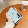 thumbnail image 2 of Compatible with Samsung Galaxy S20 FE 5G Case for Women Girls, Cute Love Heart Pattern Electroplated Design Soft Slim TPU Protective Bumper Cover for Samsung Galaxy S20 FE-Blue, 2 of 10