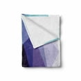 thumbnail image 2 of Modern Soft Flannel Fleece Throw Blanket, Fragmented Triangle Color Shades in Gradient Tones Mosaic Style Digital Pattern, Cozy Plush for Indoor and Outdoor Use, 60" x 80", Multicolor, by Ambesonne, 2 of 6