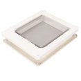 thumbnail image 3 of Plastic Cat Door, Screw Installation Pet Flap Door Cuttable Inner Slot 4 Modes Lockable  For Cattery, 3 of 8