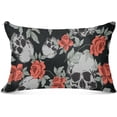 thumbnail image 3 of GZHJMY Skull Standard Pillowcase Super Soft Cozy Plush Pillow Case with Zipper for Sofa Bed Couch, 20 x 26 Inch, 3 of 7