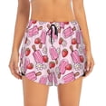 thumbnail image 4 of Lsque Strawberry Popsicle Printed Women's Running Shorts with Liner Pockets,Elastic Quick Dry Workout Athletic Gym Yoga Shorts,Womens High Waist Shorts-X-Large, 4 of 9