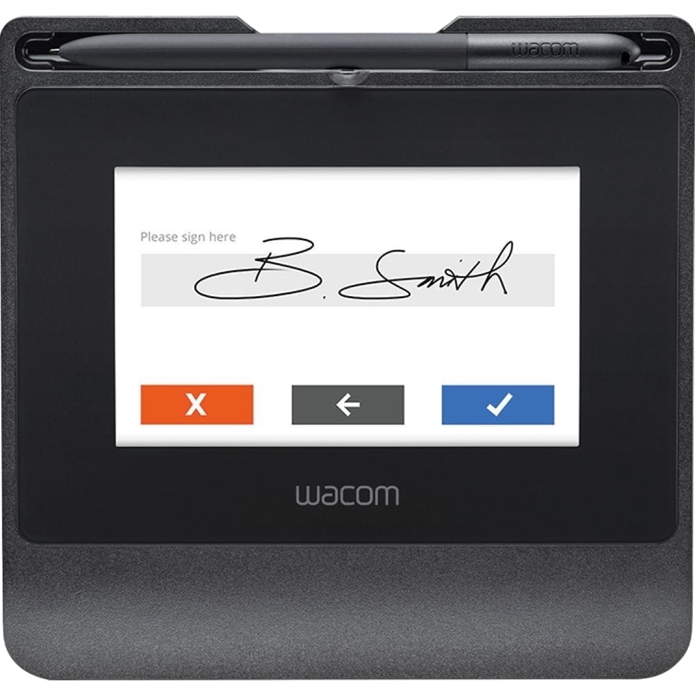 Wacom STU-540 5" Color Electronic Signature Pad, Black