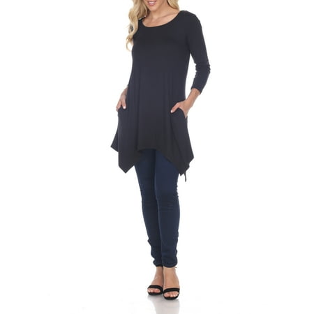 - Women's Solid Color Tunic Top