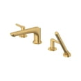 thumbnail image 5 of American Standard T105901.GN0 Studio S Deck Mounted Roman Tub Filler - Brushed Cool, 5 of 7