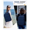 thumbnail image 2 of Mochila de viaje Coofay Carry On para aviones, color azul zafiro, 2 of 8