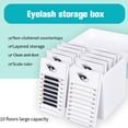 thumbnail image 4 of VONKY White 10 Layers Large Space Eyelash Box For Eyelash Extensions Easy Storage Eyelash Extension Holder, 4 of 6