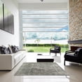 thumbnail image 6 of Ahgly Company Indoor Square Contemporary Dark Gray Abstract Area Rugs, 6' Square, 6 of 6