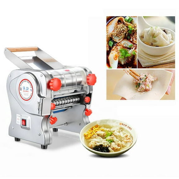 110V 550W Electric Pasta Press Maker Noodle Machine Dumpling Skin Home Commercial