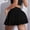 01 Black, variant on YueHuiYing Women Pleated Tennis Skirt with Shorts High Waisted Pickleball Golf Skirts Athletic Skorts White L