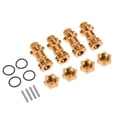 thumbnail image 3 of HSP 94087 1/8 RC Car Parts Alloy 17mm Wheel Hex Hub to 30mm Extension Adapter dorado, 3 of 8