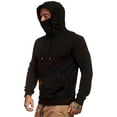 IUZSOKIL Men Long Sleeve Casual Hooded Gym Workout Sports Sweatshirt
