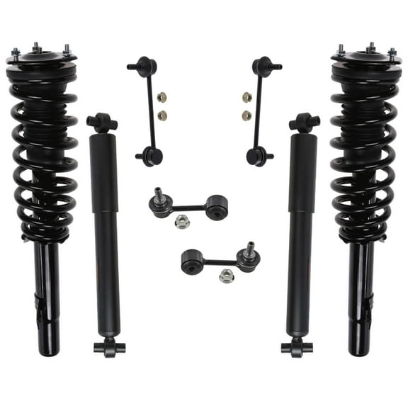 Front Struts Rear Shocks & Links Fits Lincoln MKZ Front Wheel Drive 07-09