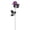 Purple, variant on Halloween Artificial Flowers with Skull, Faux Rose Stems with Black Leaves, Fake Halloween Bouquet, Holiday Tabletop Mantel Decor Stems, Gothic Artificial Rose for Vase Arrangements Table Decor,Black