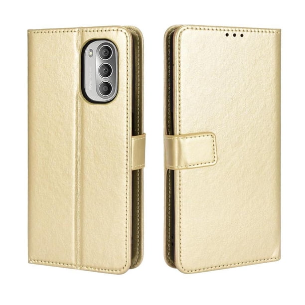 Funda tipo libro para Motorola MOTO G Stylus 2022, cartera todo‑en‑uno, funda multifuncional con tarjetero y correa de muñeca desmontable