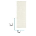 thumbnail image 5 of Livabliss Area Rugs for Living Room, 3x7 Freud Modern Ivory Runner Rug, Bedroom Dining Room Home Decor Stain Resistant Carpet (2'7" x 7'3" Runner), 5 of 5