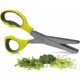 thumbnail image 1 of Kitchen Scissors for Herbs - 5 Stainless Steel Blades & Cleaning Comb - Professional Food Cutting Tool, 1 of 5