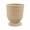 Khaki, variant on Goblet Woven Planter Urn Shape, Woven Stylish Planter Baskets Bulk Indoor Outdoor Plants Woven Wicker Baskets for Flower Pots Cover and Room Decor