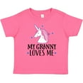 thumbnail image 3 of Inktastic My Granny Loves Me Unicorn Girls Baby T-Shirt, 3 of 5
