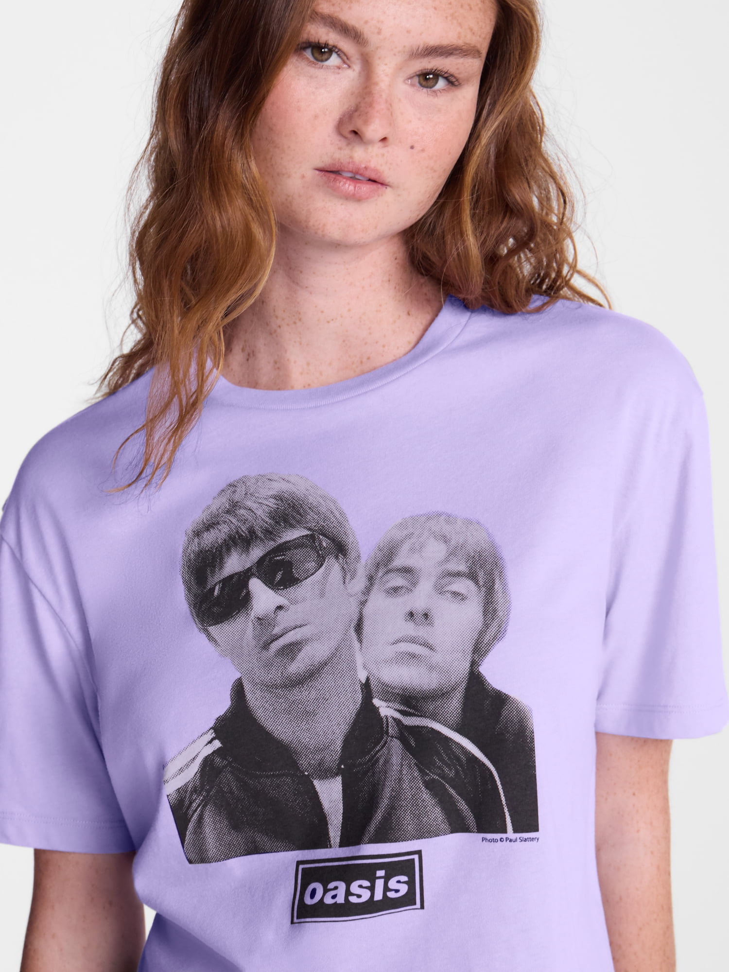 No Boundaries Oasis Graphic Boyfriend Tee, Women's XXS-XXL