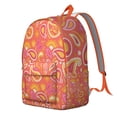 thumbnail image 2 of Graceful Boho Chic Backpack Featuring Paisley, Versatile School College Bookbag for Students, Dependable Laptop Daypack with Compartments, Great Gift for Women Teens, 2 of 5