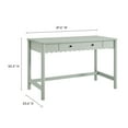 thumbnail image 2 of Modway Emmeline 1-Drawer Scallop Writing Desk in Sage, 2 of 9