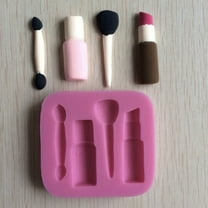 Toddmomy 1Pack Non-Stick Reusable Silicone Baking Moulds Lipstick Shape for DIY Enthusiasts and Bakers