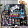 thumbnail image 3 of Sowide Gaming Blanket, Game Blanket Gifts for Boys, Soft Fleece Blanket Throw Unique Gift with Video Game Controller, Comfy Lightweight Fuzzy Plush for Men Teens Kids Boyfriend, Couch Nap Bed(60"x80"), 3 of 8