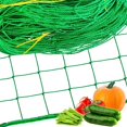 thumbnail image 5 of Red de enrejado de jardín - Red de enrejado resistente para plantas trepadoras, red de plantas para pepino, tomate, 27 hebras de nylon y malla de 4x4 pulgadas (3 * 5.9 pies), 5 of 5