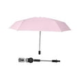 thumbnail image 1 of TISHITA Parasol de Chaise de Plage Diamètre 90 cm Réglable avec Dispositif de Fixation à Pince Léger Rose, 1 of 8