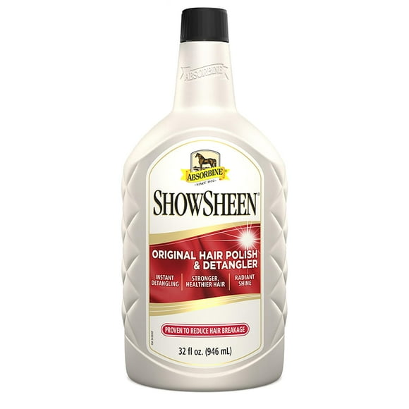 Esmalte y desenredante para cabello Absorbine ShowSheen, repuesto de 946 ml