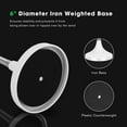 thumbnail image 2 of VIVOSUN Adjustable Height Stainless Steel Ashtray with Lid, White, 2 of 6