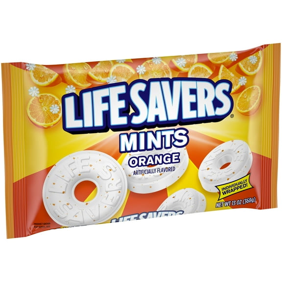 Life Savers Orange Mint Hard Candy Bag, 13 Ounce